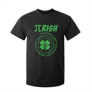 Funny St Patricks Day Pi Symbol Lover T Shirt For Kid Pirish 3,14 Pi Number Shamrock TS11 Black Print Your Wear