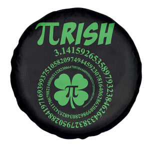 Funny St Patricks Day Pi Symbol Lover Spare Tire Cover Pirish 3,14 Pi Number Shamrock TS11 Print Your Wear