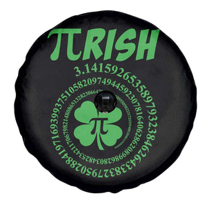 Funny St Patricks Day Pi Symbol Lover Spare Tire Cover Pirish 3,14 Pi Number Shamrock TS11 Print Your Wear
