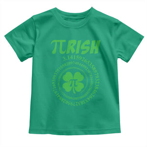Funny St Patricks Day Pi Symbol Lover Toddler T Shirt Pirish 3,14 Pi Number Shamrock TS11 Irish Green Print Your Wear