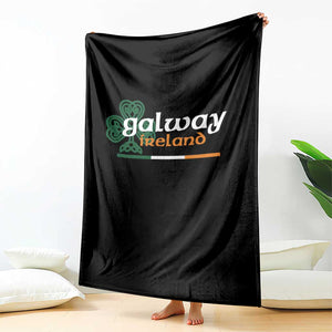 Galway Ireland Throw Blanket Irish City Souvenir St Patricks Day Celtic Shamrock TS11 Print Your Wear