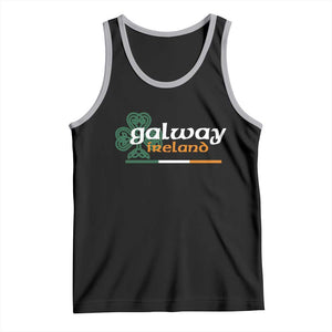 Galway Ireland Tank Top Irish City Souvenir St Patricks Day Celtic Shamrock TS11 Black Athletic Heather Print Your Wear