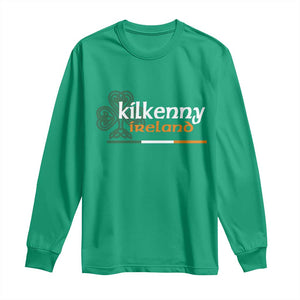 Kilkenny Ireland Long Sleeve Shirt Irish City Souvenir St Patricks Day Celtic Shamrock TS11 Irish Green Print Your Wear