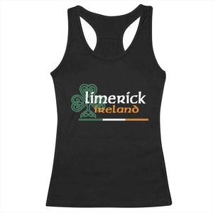 Limerick Ireland Racerback Tank Top Irish City Souvenir St Patricks Day Celtic Shamrock TS11 Black Print Your Wear