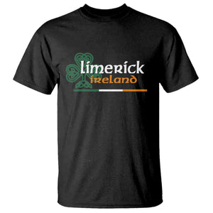 Limerick Ireland T Shirt Irish City Souvenir St Patricks Day Celtic Shamrock TS11 Black Print Your Wear