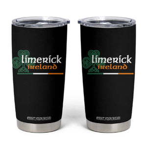 Limerick Ireland Tumbler Cup Irish City Souvenir St Patricks Day Celtic Shamrock TS11 Black Print Your Wear