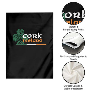 Cork Ireland Garden Flag Irish City Souvenir St Patricks Day Celtic Shamrock TS11 Print Your Wear