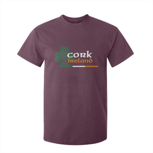 Cork Ireland T Shirt For Kid Irish City Souvenir St Patricks Day Celtic Shamrock TS11 Maroon Print Your Wear