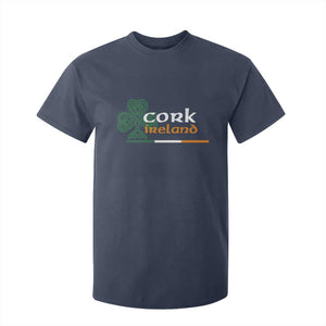 Cork Ireland T Shirt For Kid Irish City Souvenir St Patricks Day Celtic Shamrock TS11 Navy Print Your Wear