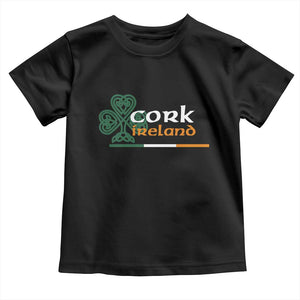 Cork Ireland Toddler T Shirt Irish City Souvenir St Patricks Day Celtic Shamrock TS11 Black Print Your Wear