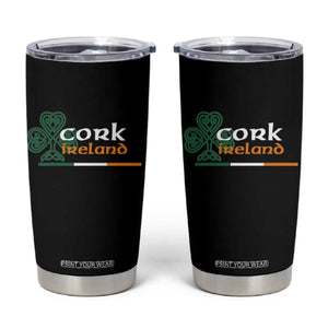 Cork Ireland Tumbler Cup Irish City Souvenir St Patricks Day Celtic Shamrock TS11 Black Print Your Wear