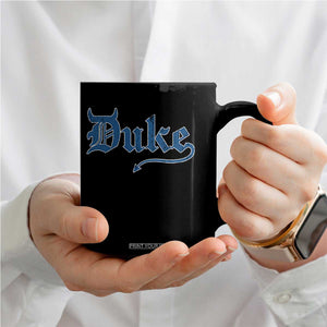 Duke Gothic Throwback Coffee Mug Game Day for Sports Fan TS11 Print Your Wear