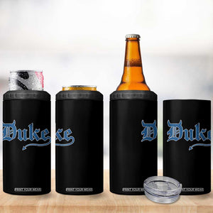 Duke Gothic Throwback 4 in 1 Can Cooler Tumbler Game Day for Sports Fan TS11 Print Your Wear