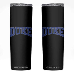 Duke Bold Script Name Sports Fans Skinny Tumbler TS11 Black Print Your Wear