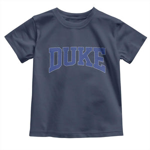 Duke Bold Script Name Sports Fans Toddler T Shirt TS11 Navy Print Your Wear