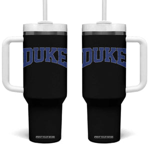 Duke Bold Script Name Sports Fans Tumbler With Handle TS11 One Size: 40 oz Black Print Your Wear
