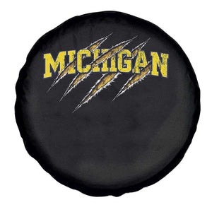 Michigan Fan Spare Tire Cover MI State Sports Game Day Scratch Mark TS11 Print Your Wear
