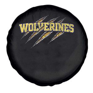 Wolverine Lover Sports Game Day Scratch Mark Spare Tire Cover TS11 Print Your Wear