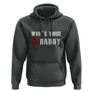 Funny Crawfish Hoodie Who's Your Craw Daddy Vintage Gift For Men TS11 Dark Heather Print Your Wear