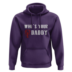 Funny Crawfish Hoodie Who's Your Craw Daddy Vintage Gift For Men TS11 Purple Print Your Wear