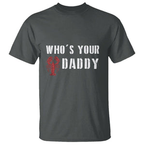 Funny Crawfish T Shirt Who's Your Craw Daddy Vintage Gift For Men TS11 Dark Heather Print Your Wear
