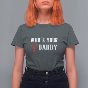 Funny Crawfish T Shirt For Women Who's Your Craw Daddy Vintage Gift For Men TS11 Dark Heather Print Your Wear
