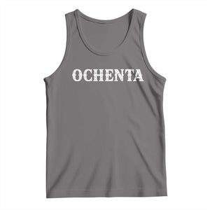Spanish Mexican 80th Birthday Tank Top Ochenta 60 Years Old Bday TS11 Deep Heather Print Your Wear