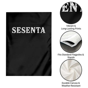 Spanish Mexican 60th Birthday Garden Flag Sesenta 60 Years Old Bday TS11 Print Your Wear