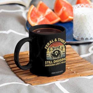30th Birthday Raccoon Coffee Mug Feral And Thirty Still Digging Through Life's Trash Est 1996 TS11 Print Your Wear
