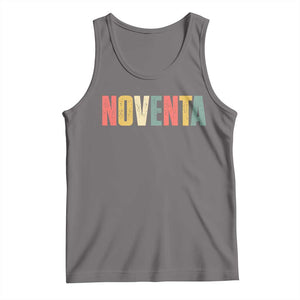 90th Birthday Noventa Tank Top Spanish Mexican 90 Years Old Bday TS11 Deep Heather Print Your Wear
