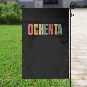 80th Birthday Ochenta Garden Flag Spanish Mexican 80 Years Old Bday TS11 Print Your Wear