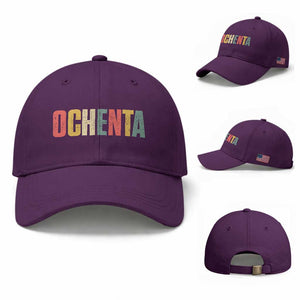80th Birthday Ochenta Baseball Cap Spanish Mexican 80 Years Old Bday TS11 Baseball Cap Universal Fit Purple Print Your Wear