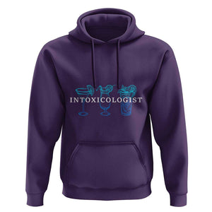 Funny Bartender Hoodie Intoxicologist Bartending Bar Pub Owner TS11 Purple Print Your Wear