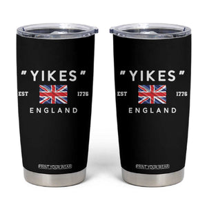 Funny Yikes England 1776 Tumbler Cup 4th Of July USA Union Jack Flag TS11 Black Print Your Wear