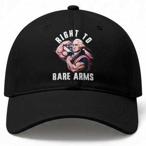 Funny Right To Bare Arms Baseball Cap 4th Of July Gym George Washington TS11 Print Your Wear