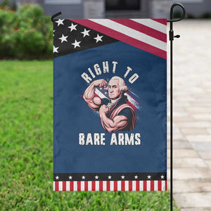 Funny Right To Bare Arms Patriotic Garden Flag 4th Of July Gym George Washington TS11 Classic Blue Black Print Your Wear