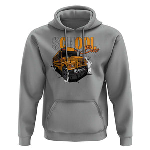 School Bus Hoodie Yellow Cool Bus Back To School TS11 Sport Gray Print Your Wear