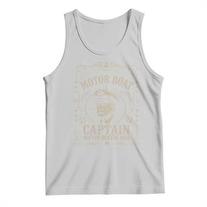Funny Trump Boat Captain Tank Top Motor Boat Captain Motor Boatin SOB TS11 Ash Print Your Wear