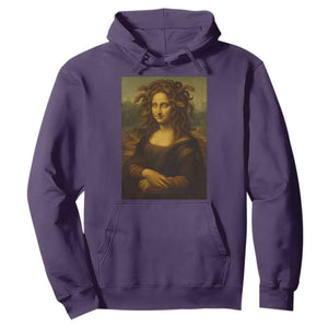 Medusa Mona Lisa Hoodie Greek Mythology Ancient TS11 Purple Print Your Wear