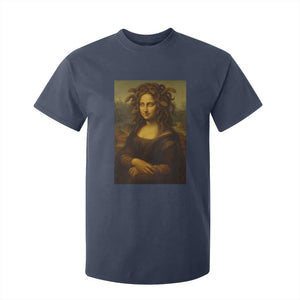 Medusa Mona Lisa T Shirt For Kid Greek Mythology Ancient TS11 Navy Print Your Wear