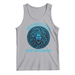 The Female Gaze Petrify The Patriarchy Tank Top Medusa Feminist TS11 Athletic Heather Print Your Wear