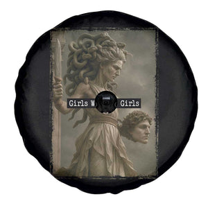 Girls Will Be Girls Medusa Feminist Spare Tire Cover Women's Right TS11 Print Your Wear
