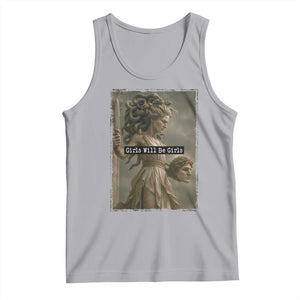 Girls Will Be Girls Medusa Feminist Tank Top Women's Right TS11 Athletic Heather Print Your Wear
