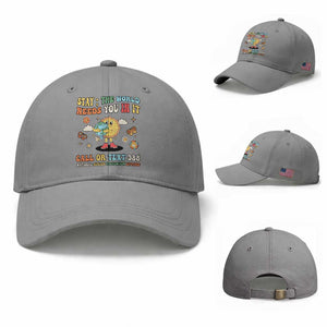 Suicide Prevention Baseball Cap Stay The World Needs You in It You Matter Retro Sun Earth
