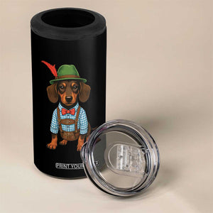 Oktoberfest Dachshund Cute Wiener Dog German Festival 4 in 1 Can Cooler Tumbler TS11 Print Your Wear
