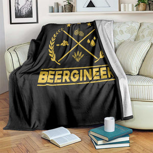Funny Beergineer Throw Blanket Homebrew Craft Beer Drinking Lover TS11 Print Your Wear