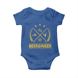 Funny Beergineer Baby Onesie Homebrew Craft Beer Drinking Lover TS11 Royal Blue Print Your Wear
