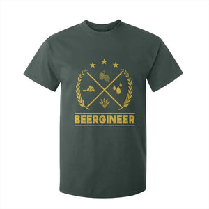 Funny Beergineer T Shirt For Kid Homebrew Craft Beer Drinking Lover TS11 Dark Forest Green Print Your Wear