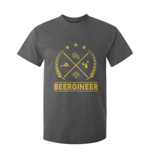 Funny Beergineer T Shirt For Kid Homebrew Craft Beer Drinking Lover TS11 Dark Heather Print Your Wear
