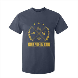 Funny Beergineer T Shirt For Kid Homebrew Craft Beer Drinking Lover TS11 Navy Print Your Wear